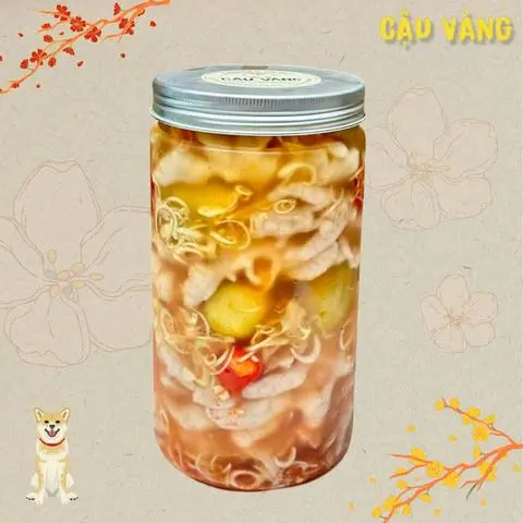 Hình ảnh Chân Gà Rút Xương Ngâm Sả Tắc - Hũ Lớn