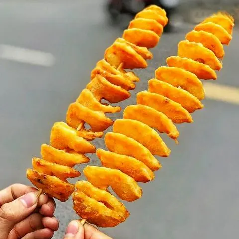 Hình ảnh Khoai Tây Lốc Xoáy