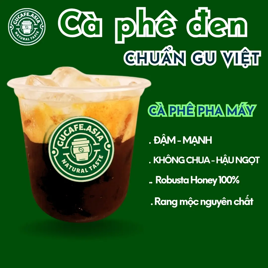 Hình ảnh Gucafe - Cà phê đen đá - Pha máy