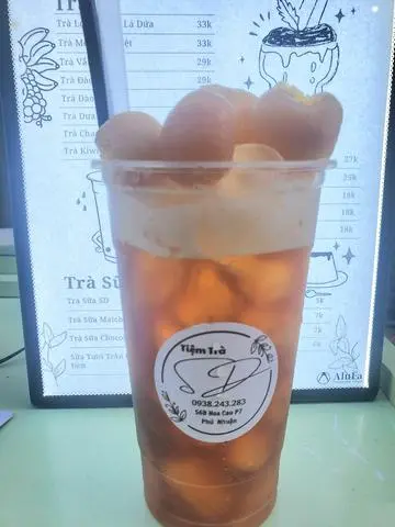 Hình ảnh Trà long nhãn lá dứa