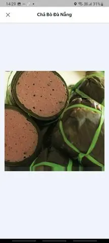 Hình ảnh chả bò Đà Nẵng Loại đặc biệt 500g