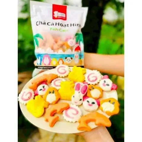 Hình ảnh Chả Cá Hoạt Hình Lichuan 500g (34 Con), Cá Viên Singapore, Chiên, Thả Lẩu...