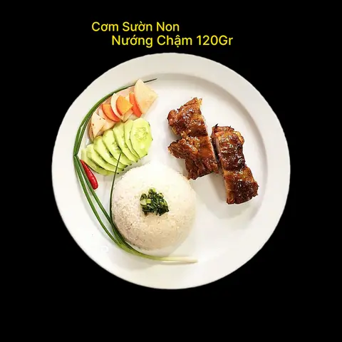 Hình ảnh Cơm Sườn Non Nướng Chậm 120Gr