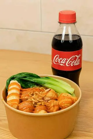 Hình ảnh ComBo Mì Trộn Viên Chiên + CoCa