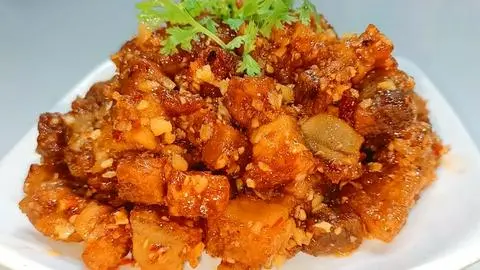 Hình ảnh Tốp mỡ chiên nước mắm
