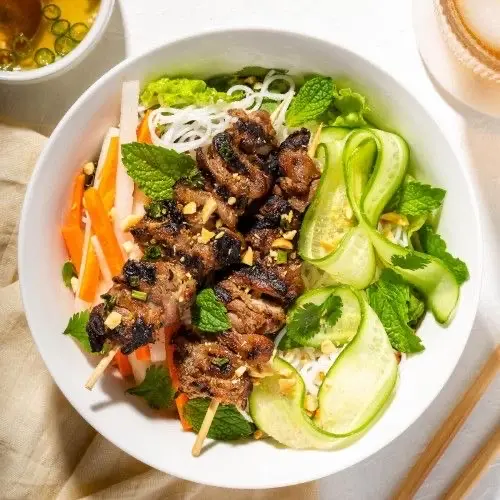 Hình ảnh bún thịt nướng