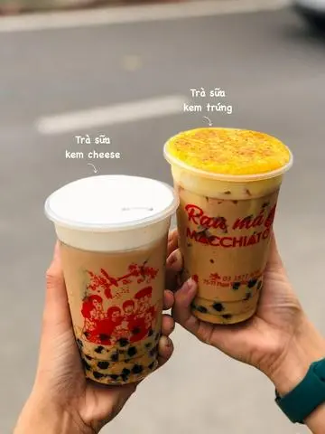 Hình ảnh Trà sữa kem trứng nướng
