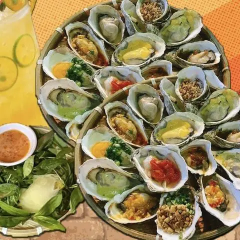 Hình ảnh Mẹt Hàu Nướng khổng lồ - 15 Vị sốt (30con) - Tặng kèm ly Pepsi