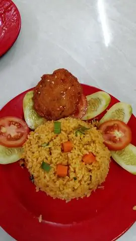 Hình ảnh cơm chiên chã chén nguyên miếng 