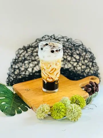 Hình ảnh Sữa tươi trân châu đường đen