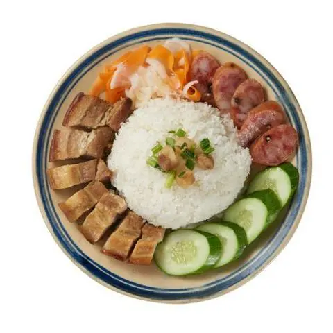 Hình ảnh Cơm tấm Ba rọi Lạp xưởng