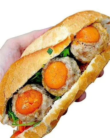 Hình ảnh Bánh Mì XÍU MẠI TRỨNG MUỐI ĐẶC BIỆT (3 Viên To)