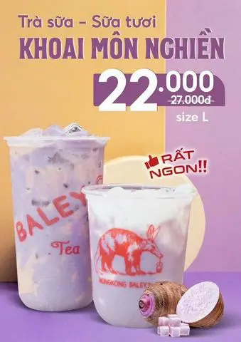 Hình ảnh Sữa Tươi Khoai Môn Nghiền