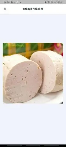 Hình ảnh chả lụa nhà làm 200g