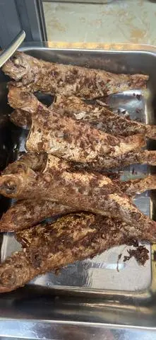Hình ảnh cá hường chiên xã