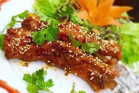 Hình ảnh Cơm sườn cây nướng mật ong