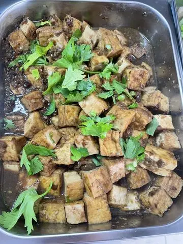 Hình ảnh đậu hủ kho tương hột 