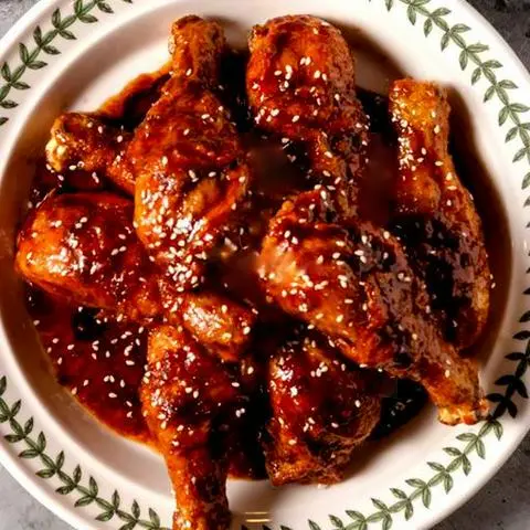 Hình ảnh Đùi gà rán sốt tỏi tương