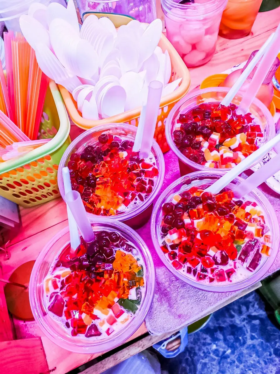 Hình ảnh Hồng trà tắc trân châu