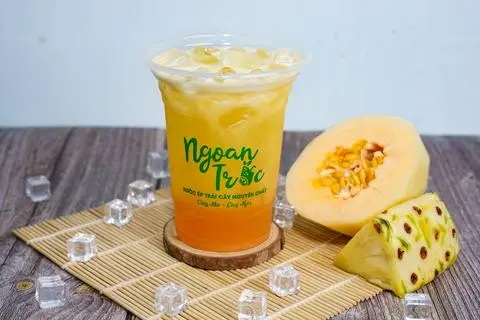 Hình ảnh Ép dưa lưới - thơm