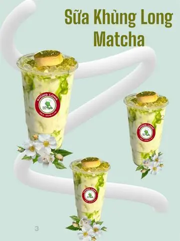 Hình ảnh Sữa Khủng Long Matcha