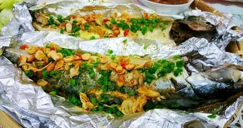Hình ảnh cá Sa Pa nướng 