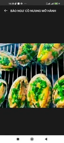 Hình ảnh BÀO NGƯ NƯỚNG MỠ HÀNH