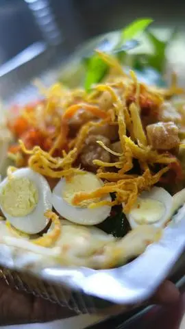 Hình ảnh báng trần sợi trộn ruốc khô 3 trứng 