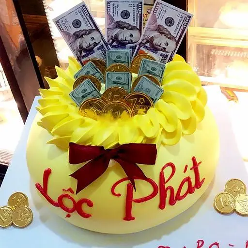 Hình ảnh Bánh Kem Hũ Vàng Size 20cm