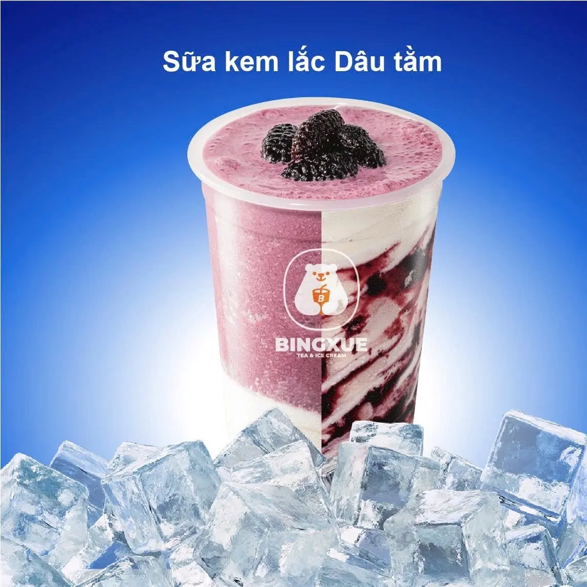 Hình ảnh Sữa Kem Lắc Dâu Tằm