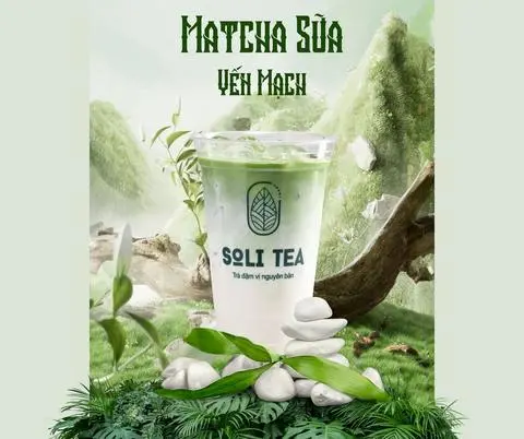 Hình ảnh Matcha sữa yến mạch - best seller