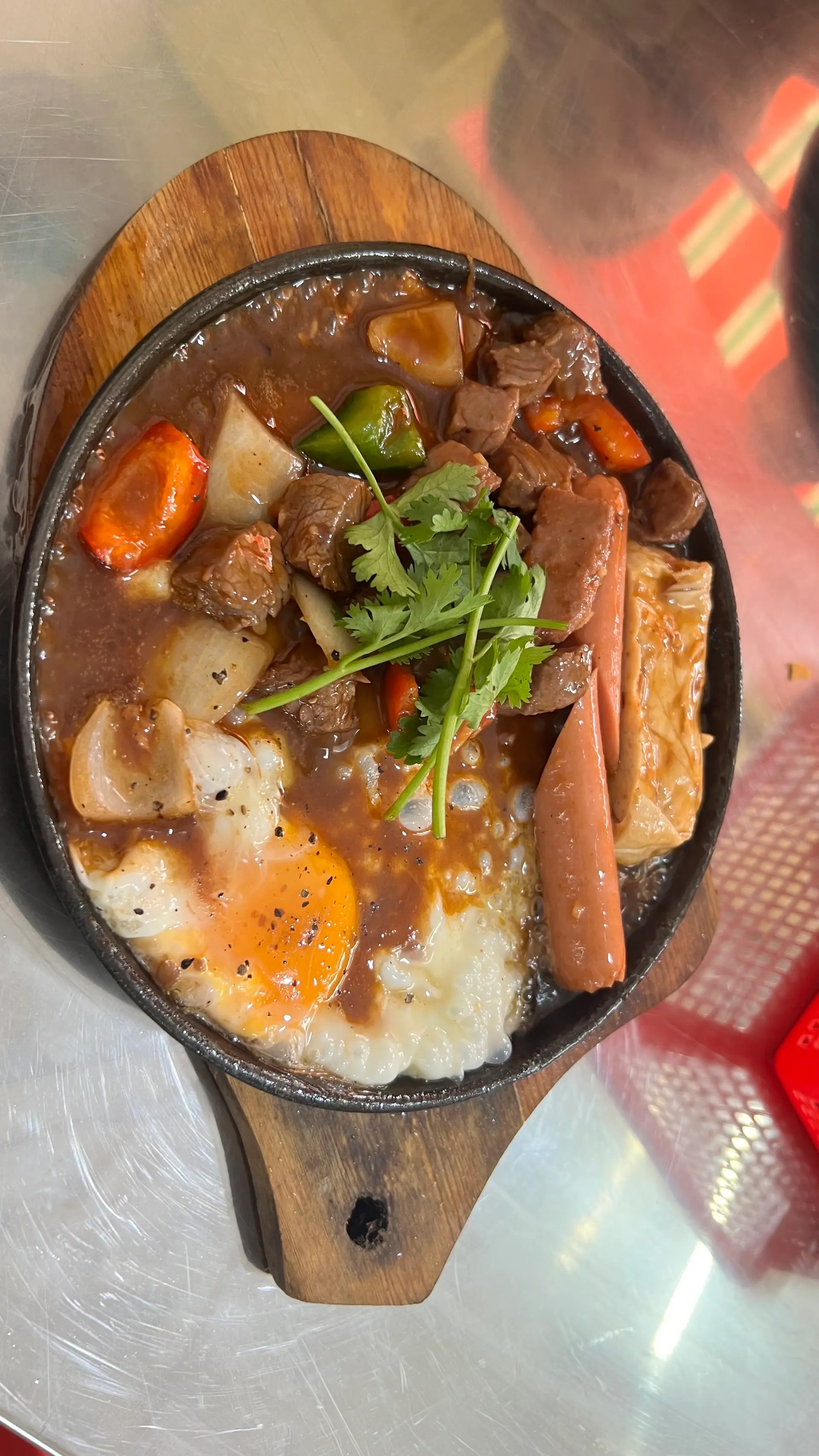 Hình ảnh bò lúc lắc 3 món