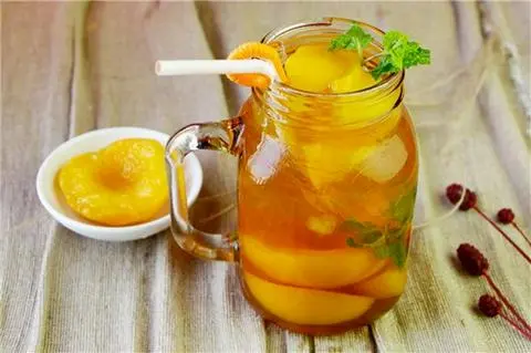 Hình ảnh trà đào ( ly 700ml)