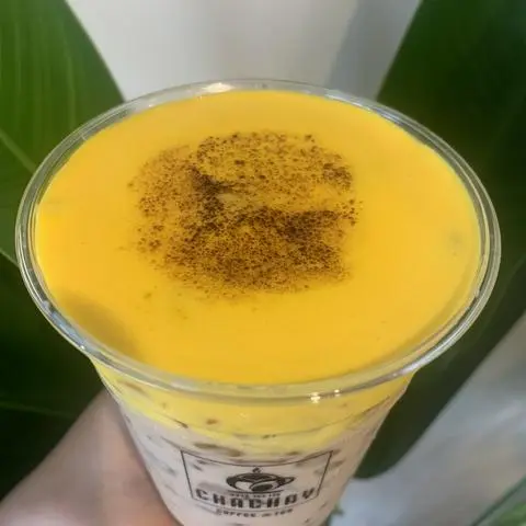 Hình ảnh Trà sữa kem trứng khè