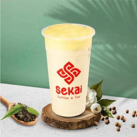 Hình ảnh Trà Sữa Olong Kem Trứng