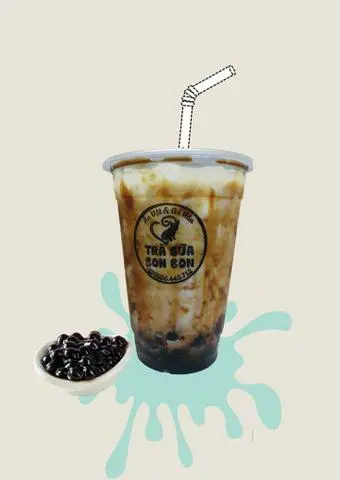 Hình ảnh Sữa tươi trân châu đường đen size L