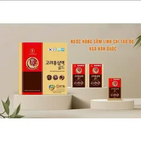 Hình ảnh Hộp 5 Gói Hồng Sâm Linh Chi 