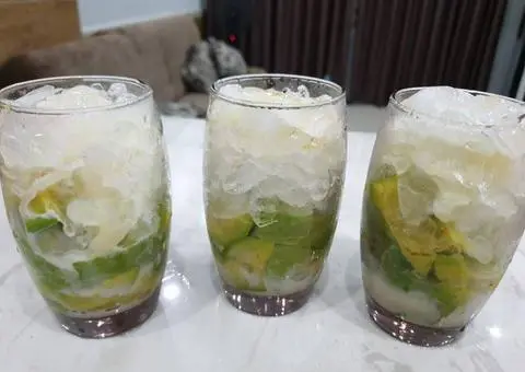 Hình ảnh bơ dầm sữa đá