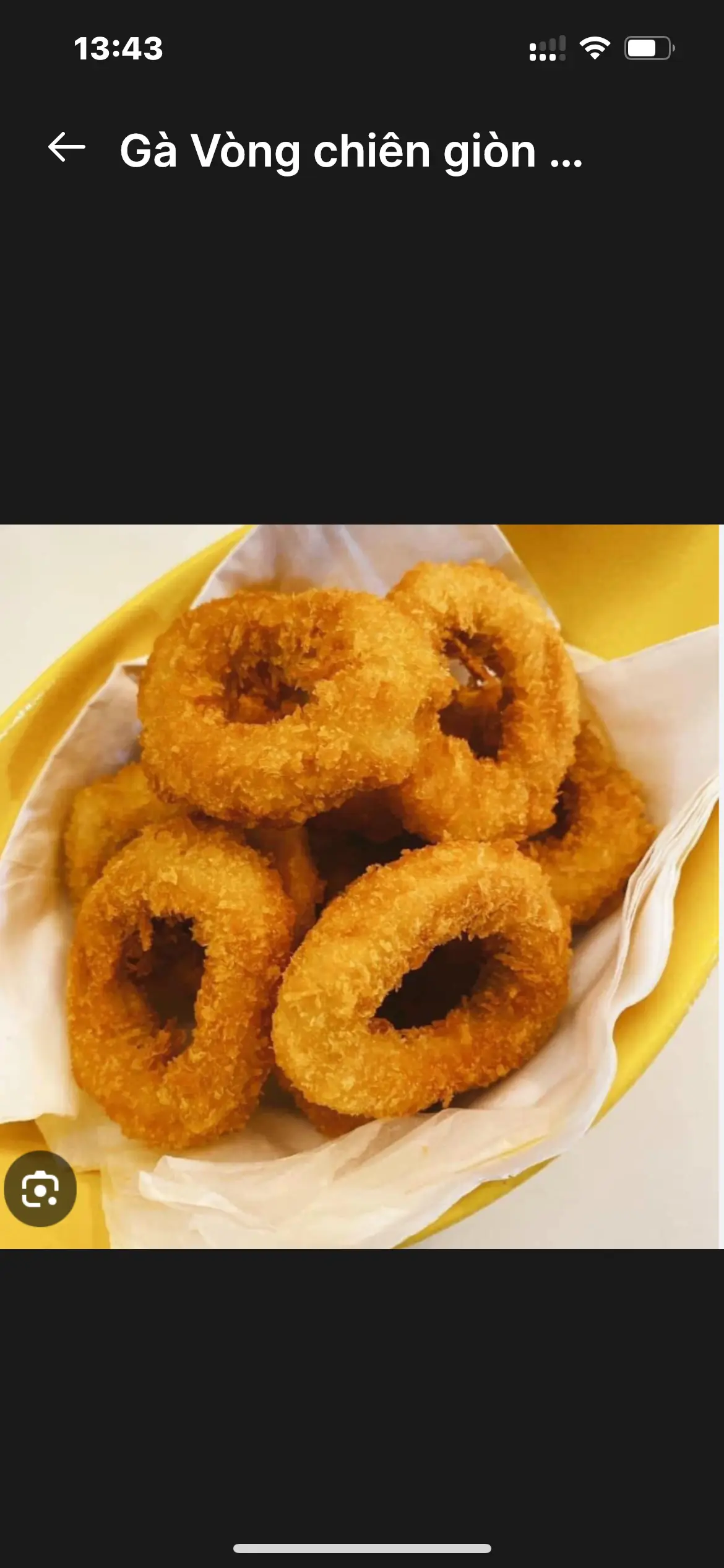 Hình ảnh Combo gà vòng - khoai tây chiên