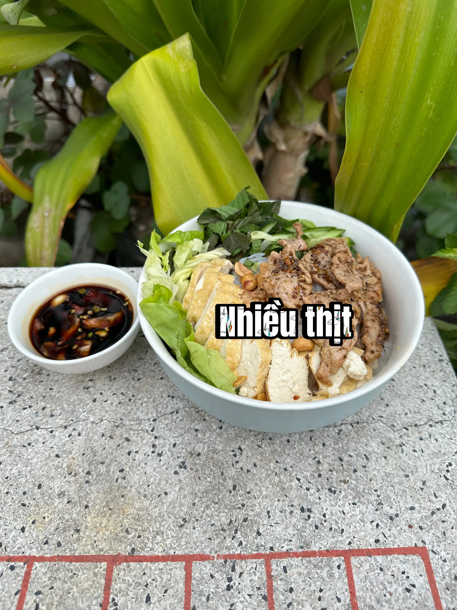Hình ảnh Bún nước tương thịt xào - big thịt 