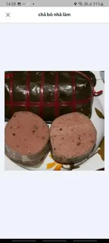 Hình ảnh chả bò nhà làm 200g