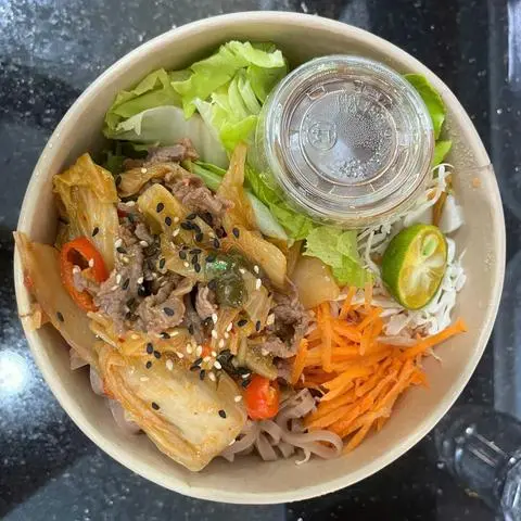 Hình ảnh MR08 - Cơm lứt trộn bò kim chi
