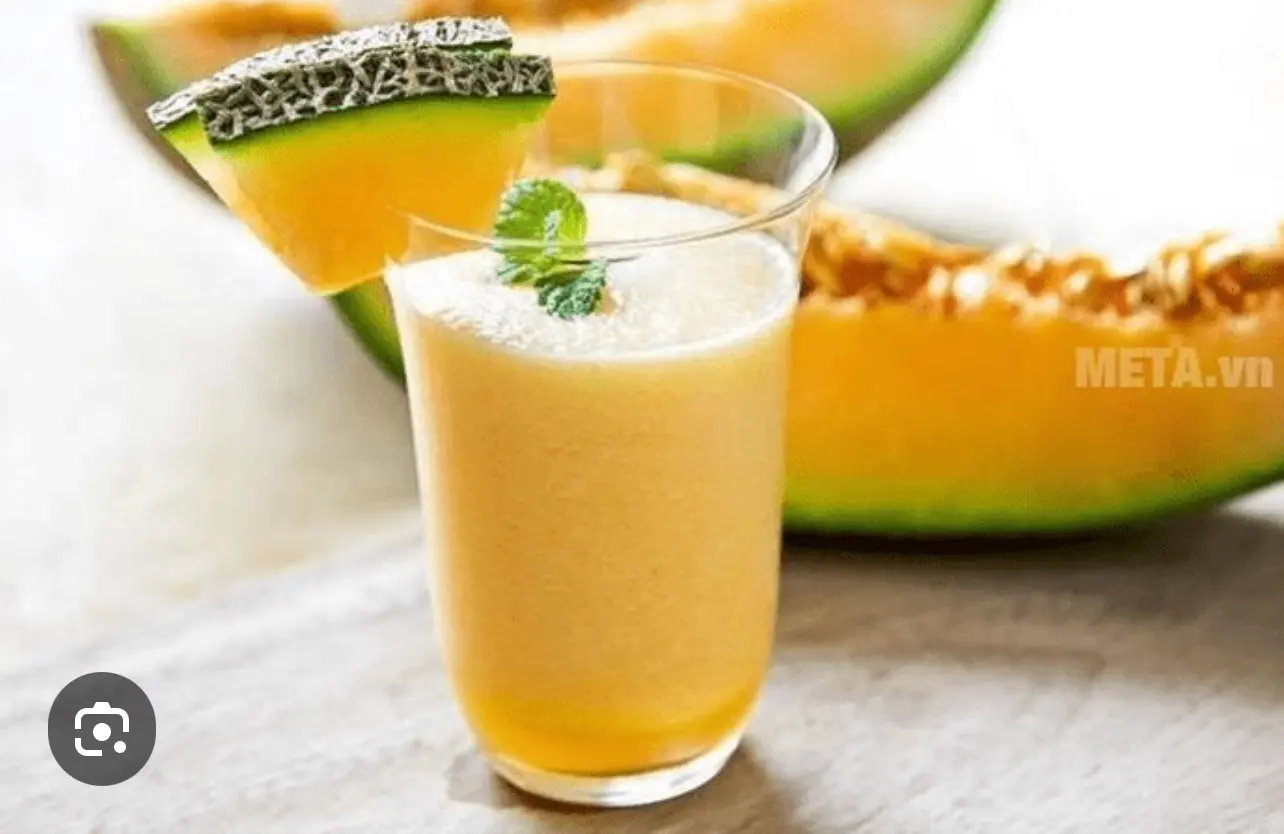Hình ảnh sinh tố dưa lưới 