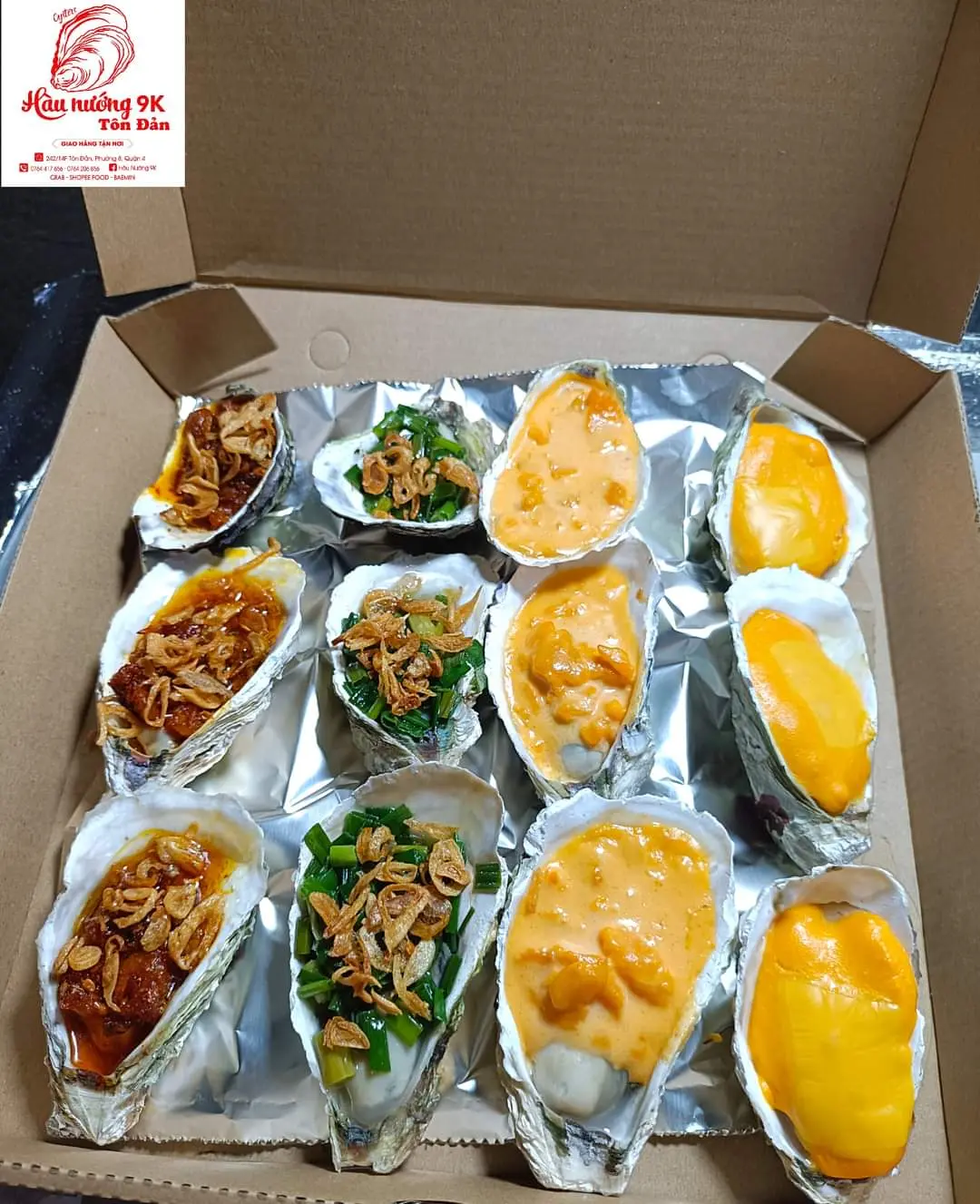 Hình ảnh Satế tôm - Mỡ hành - sốt trứng muối - phô mai 