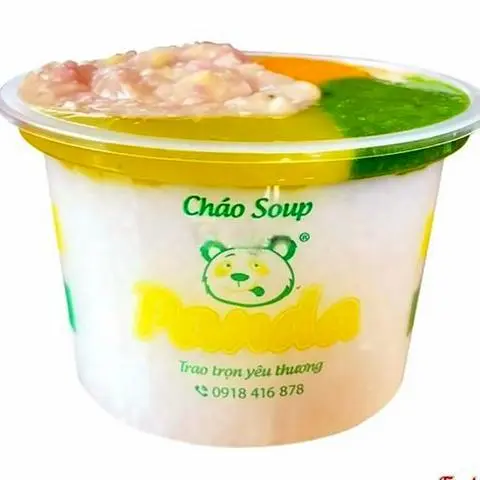 Hình ảnh Cháo óc heo phô mai hạt sen