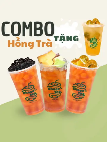 Hình ảnh COMBO 3 LY HỒNG TRÀ (TẶNG 1 LY TRÀ TẮC XÍ MUỘI SIZE 700ML)