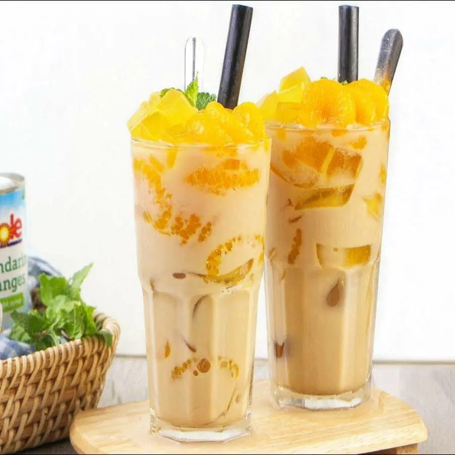 Hình ảnh Trà đào sữa