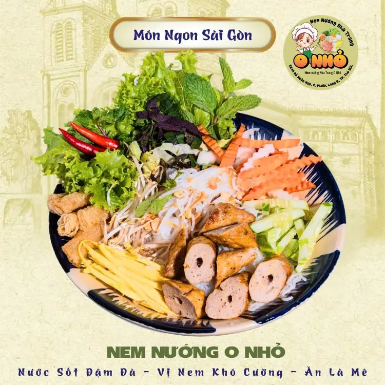 Hình ảnh Bún nem nướng