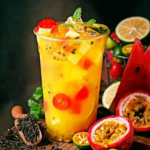 Hình ảnh Trà trái cây nhiệt đới size lớn 