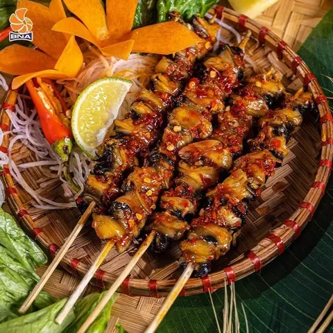 Hình ảnh Ruột Ốc Nướng 1 xiên